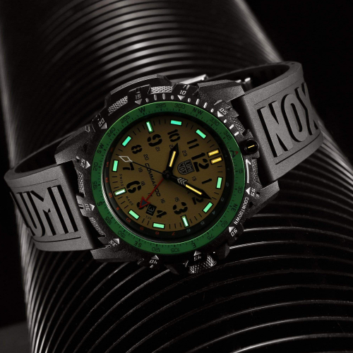 Luminox Herren Armbanduhr XS.3321 Commando Raider, Taucheruhr, Saphirglas, 24h-Anzeige