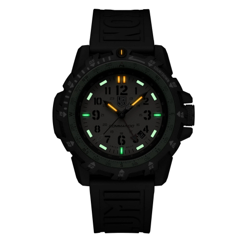 Luminox Herren Armbanduhr XS.3321 Commando Raider, Taucheruhr, Saphirglas, 24h-Anzeige