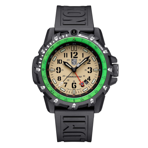 Luminox Herren Armbanduhr XS.3321 Commando Raider, Taucheruhr, Saphirglas, 24h-Anzeige