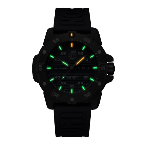 Luminox Armbanduhr XS.3863 Master Carbon SEAL Automatic Militär Day-Date Saphirglas