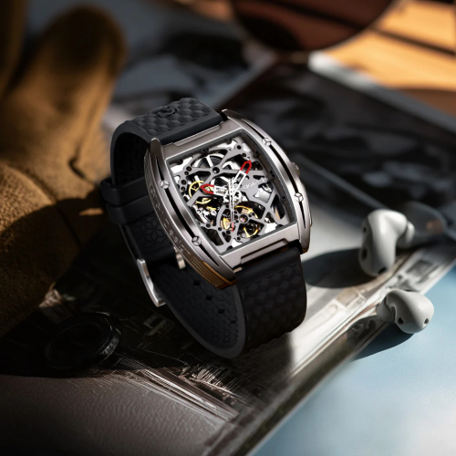 CIGA Design Uhr Z031-TT01-W5BK Edge Automatik Titan Skelettuhr