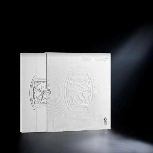 Preview: CIGA Design Uhr Z031-TT01-W5OG Edge Automatik Orange Titan Skelettuhr