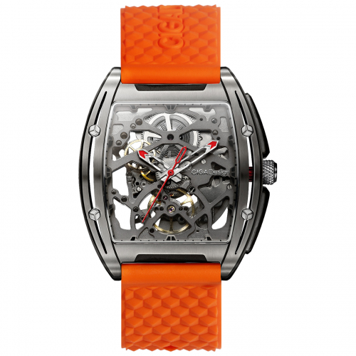 CIGA Design Uhr Z031-TT01-W5OG Edge Automatik Orange Titan Skelettuhr