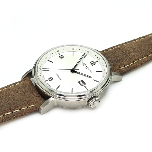 ABELER & SÖHNE AS2671 Herren Armbanduhr Automatik ETA-Werk Datum Saphirglas Lederband