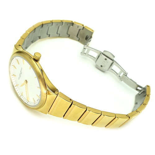 ABELER & SÖHNE AS3244 Damen Armbanduhr goldfarben Saphirglas Ronda-Werk