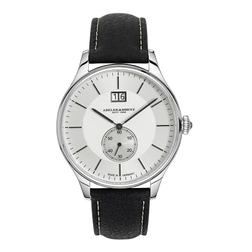 ABELER & SÖHNE AS3279 Herren Armbanduhr Saphirglas Ronda-Werk Großdatum