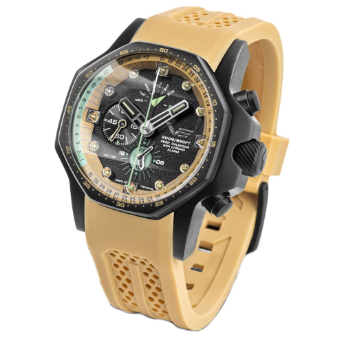 Vostok Europe Armbanduhr Atomic Age Multifunktion YM86-​640C697 Ewiger Kalender