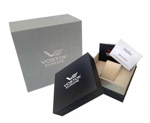 Vostok Europe Undine Lady Line Chronograph VK64-​515E628 blau mit Wechselbänder