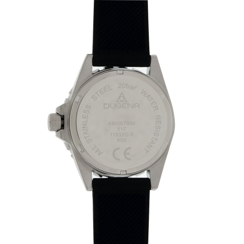 DUGENA 4460679 Herren Taucheruhr Divers Friend Neongrün 4460679 20 ATM Day-Date