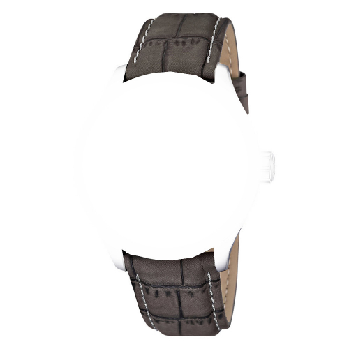 FESTINA F16573 Ersatzband, Wechselband Lederband in grau 23mm