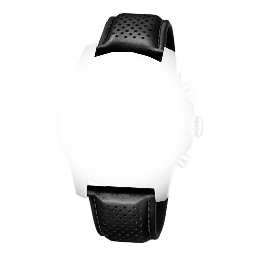 FESTINA F20339 Ersatzband, Wechselband Lederband in schwarz 23mm