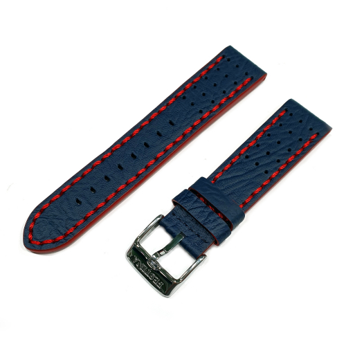 Festina Uhrenband Ersatzband Wechselband Lederband F20377 Blau Stegbreite 22mm
