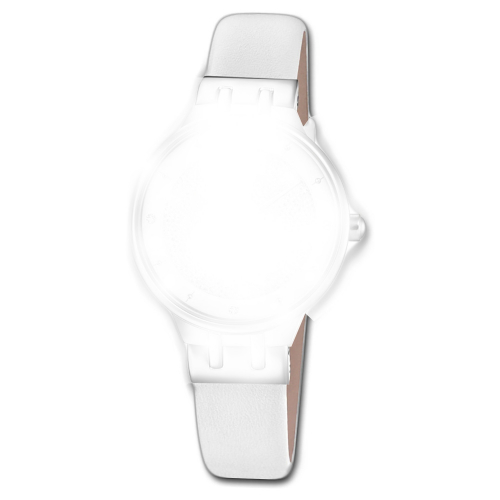 FESTINA Mademoiselle F20404 Ersatzband, Wechselband Lederband in weiß