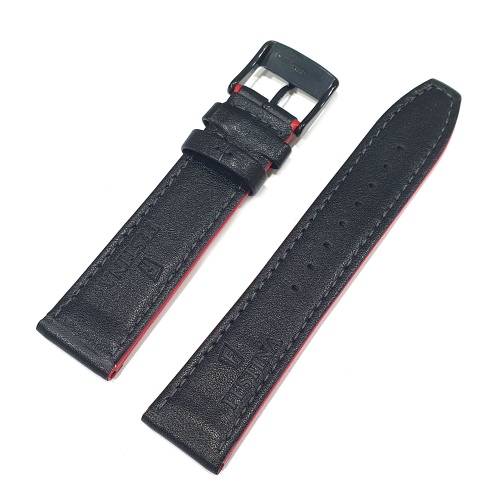 Festina Uhrenband Ersatzband Wechselband Lederband F20519 Schwarz Stegbreite 22mm