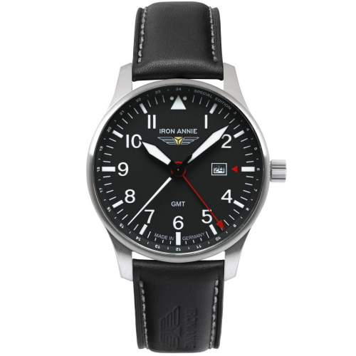 IRON ANNIE 5644-2 Armbanduhr 5644-2 GMT, Lederband, 42mm