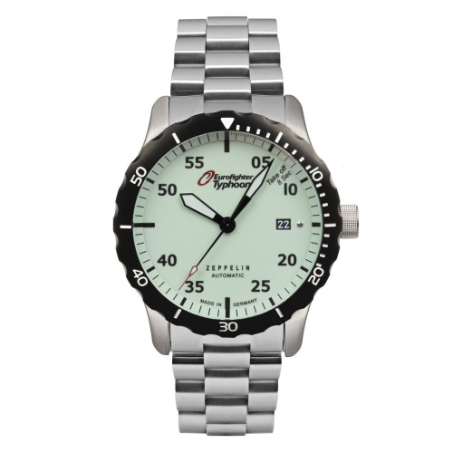 ZEPPELIN 7268M-5 Eurofighter Typhoon Automatik Uhr, leuchtendes Zifferblatt, 20ATM