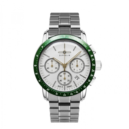 Zeppelin Herrenuhr Quarz Chronograph 8878MB-4 Grün