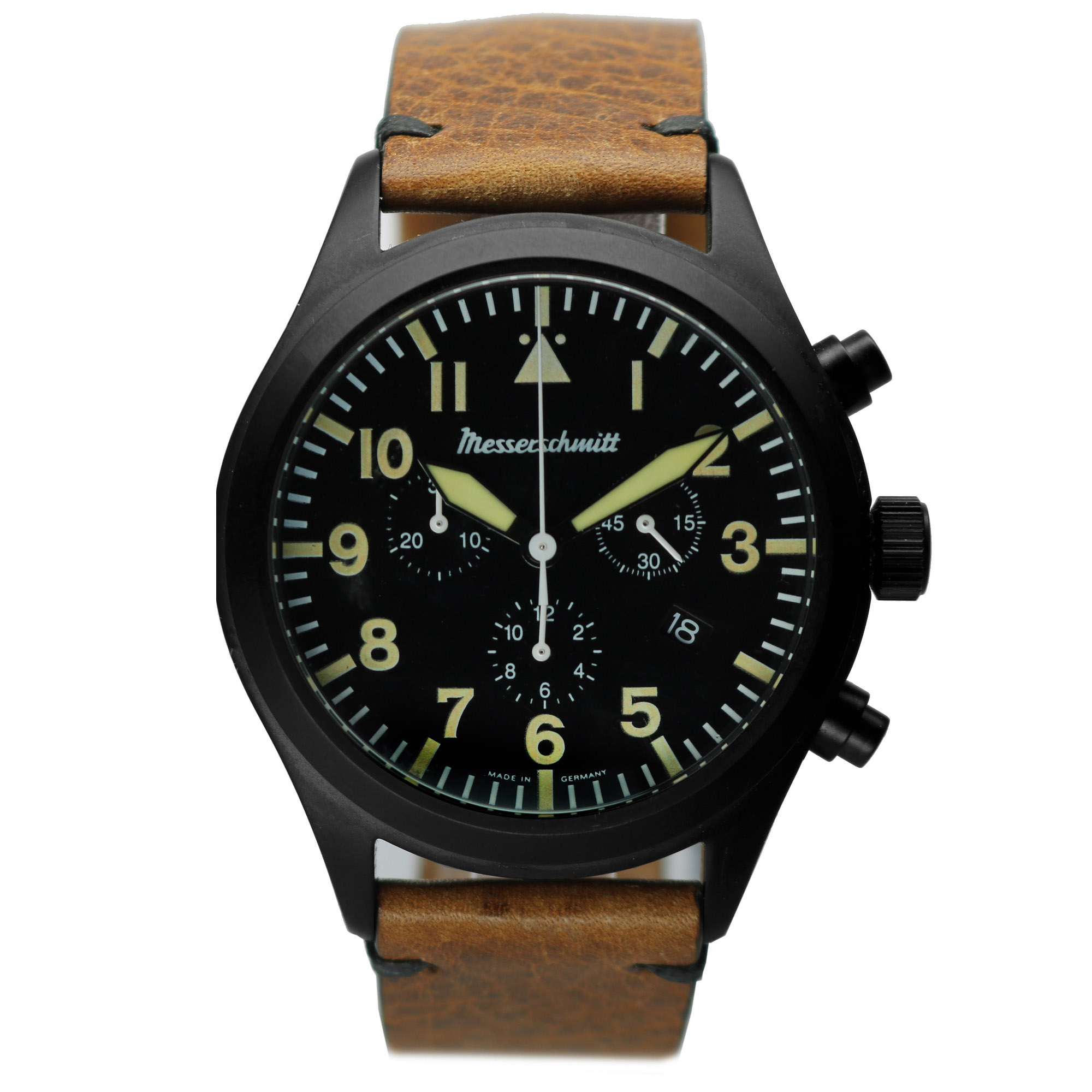 Messerschmitt Herren-Armbanduhr ME5030-44VS Chronograph Fliegeruhr 