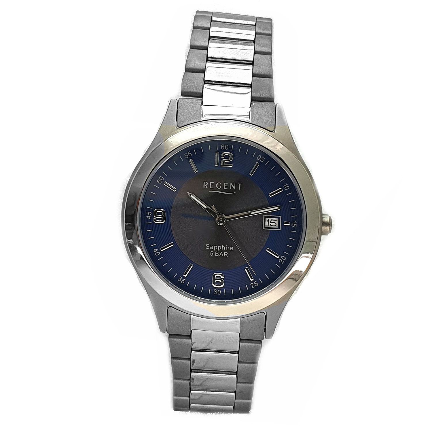 Titan Uhr 1194918 Regent 37mm Datum Saphirglas