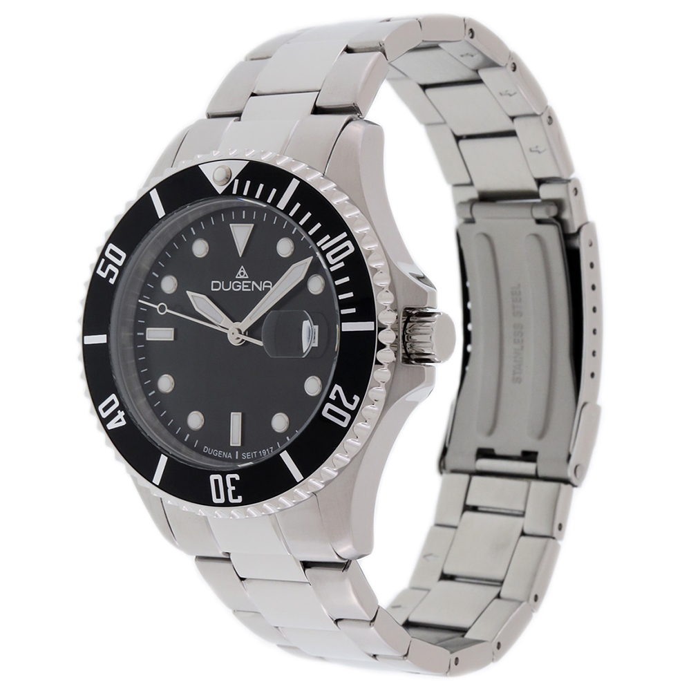 Dugena 4461002 XL Diver 44mm Herren Taucheruhr bis zu 30 ATM