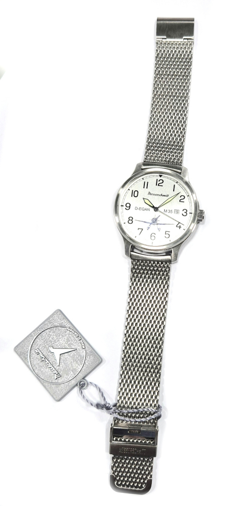 Messerschmitt Herren Armbanduhr M-35Q-SM Fliegeruhr M35, 42mm
