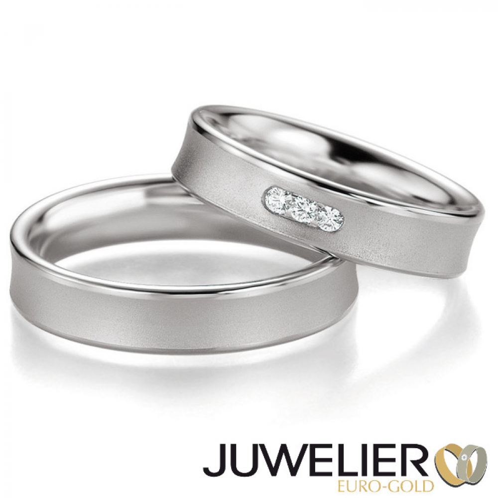 1 Paar Eheringe Trauringe in 500 Palladium 48_02601