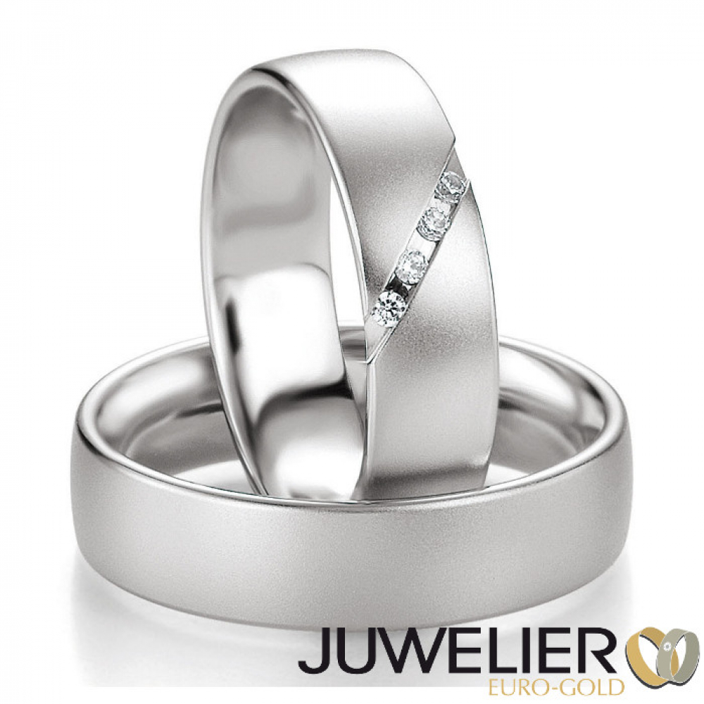 1 Paar Eheringe Trauringe in 500 Palladium 48_02605