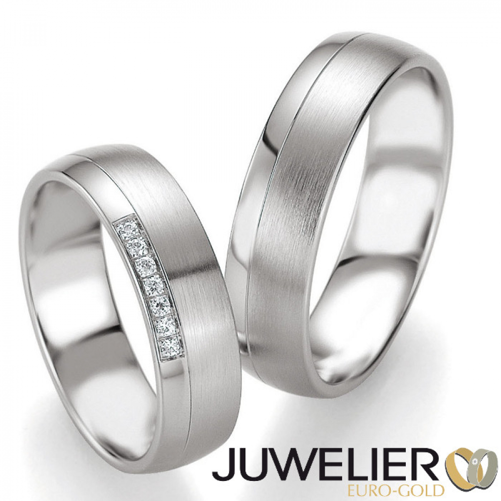 1 Paar Eheringe Trauringe in 500 Palladium 48_02629