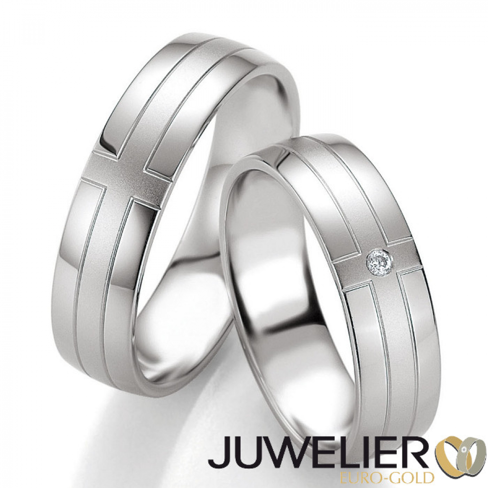 1 Paar Eheringe Trauringe in 500 Palladium 48_02619