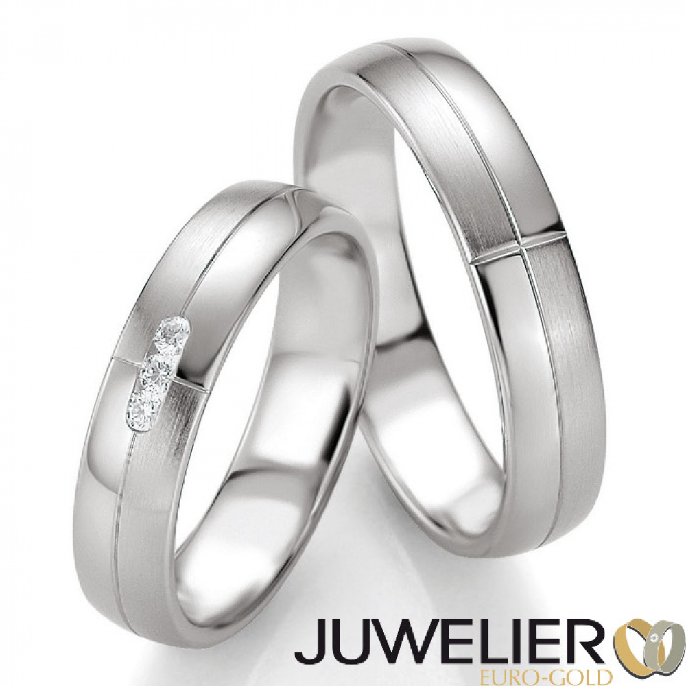 1 Paar Eheringe Trauringe in 500 Palladium 48_02623