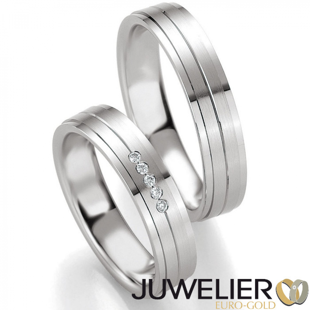 1 Paar Eheringe Trauringe in 950 Palladium 48_02631