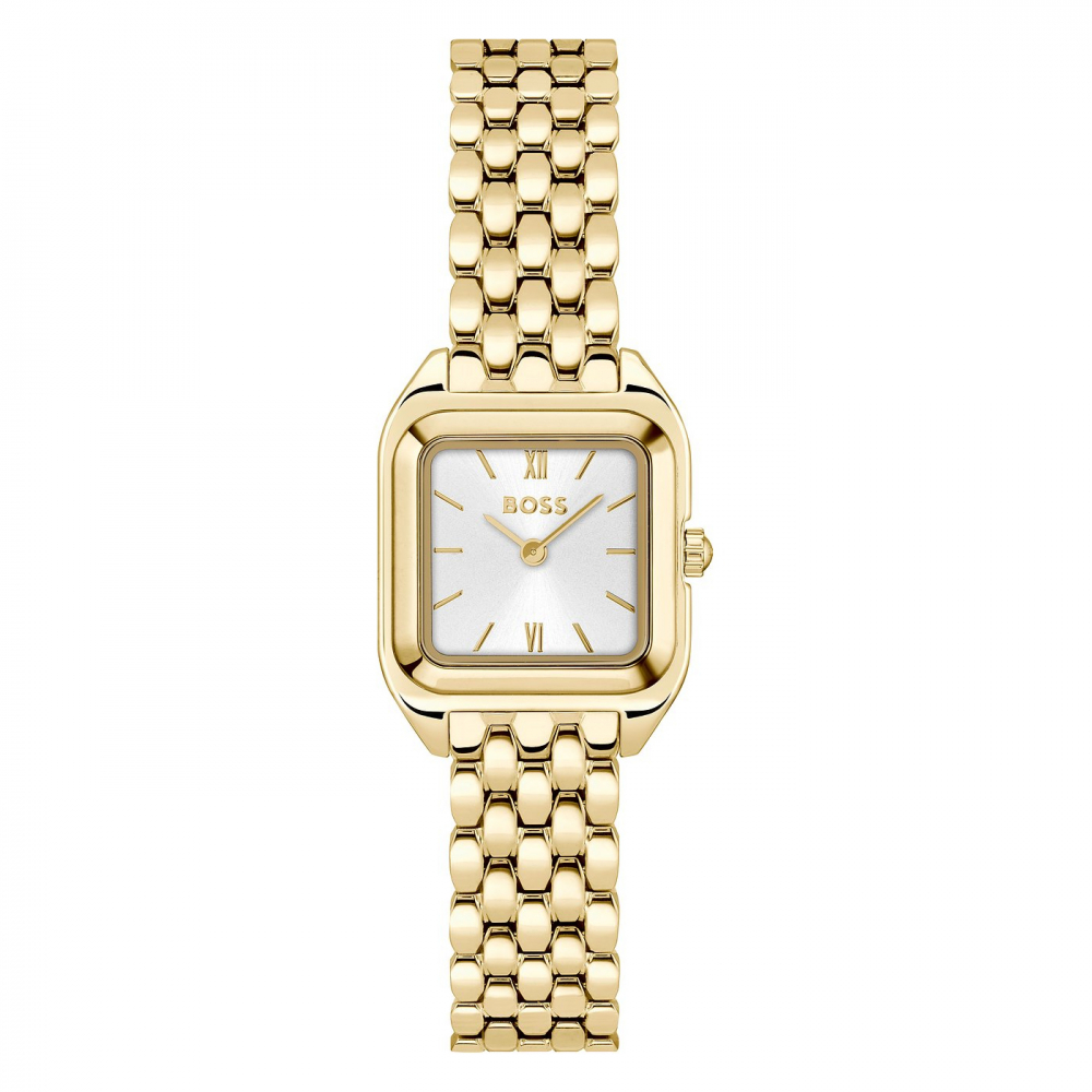 Boss Uhr Damen Armbanduhr 1502823 goldfarben rechteckig