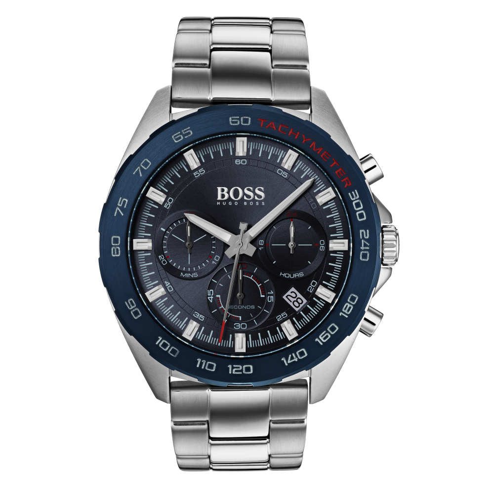 Boss 1513665 Herren Armbanduhr Chrono Edelstahl
