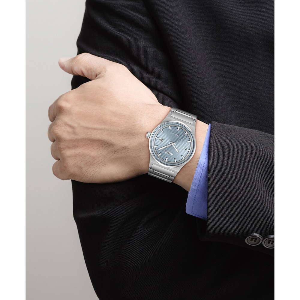 Boss 1514118 Herren Armbanduhr Automatik, Edelstahl, 41mm