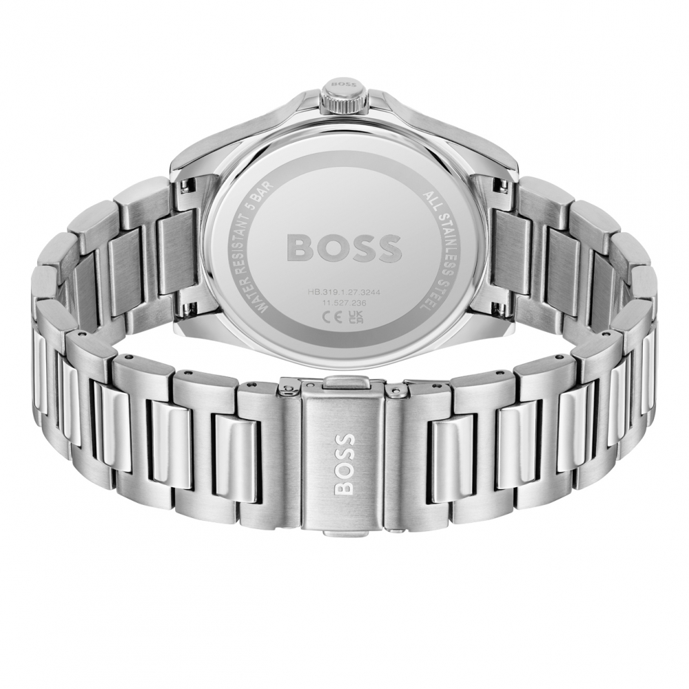 Boss 1514171 Herren Armbanduhr Edelstahl, Turkis, 41mm