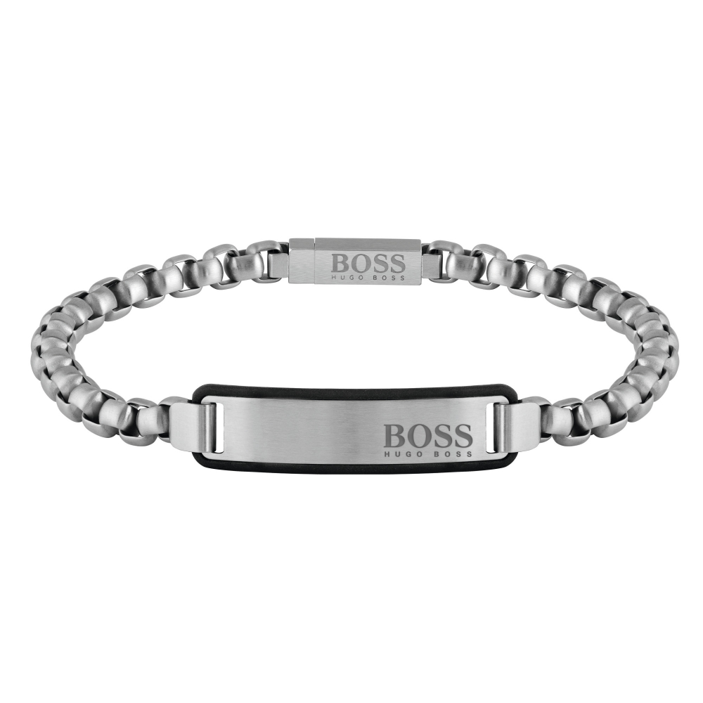 HUGO BOSS 1580049M Herren Panzer-Armband 21cm