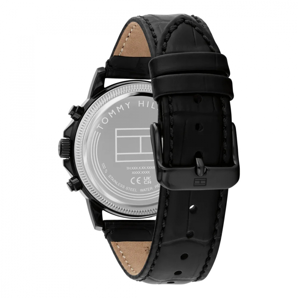 Tommy Hilfiger Herren Armbanduhr 1710748 Multifunktion Day-Date