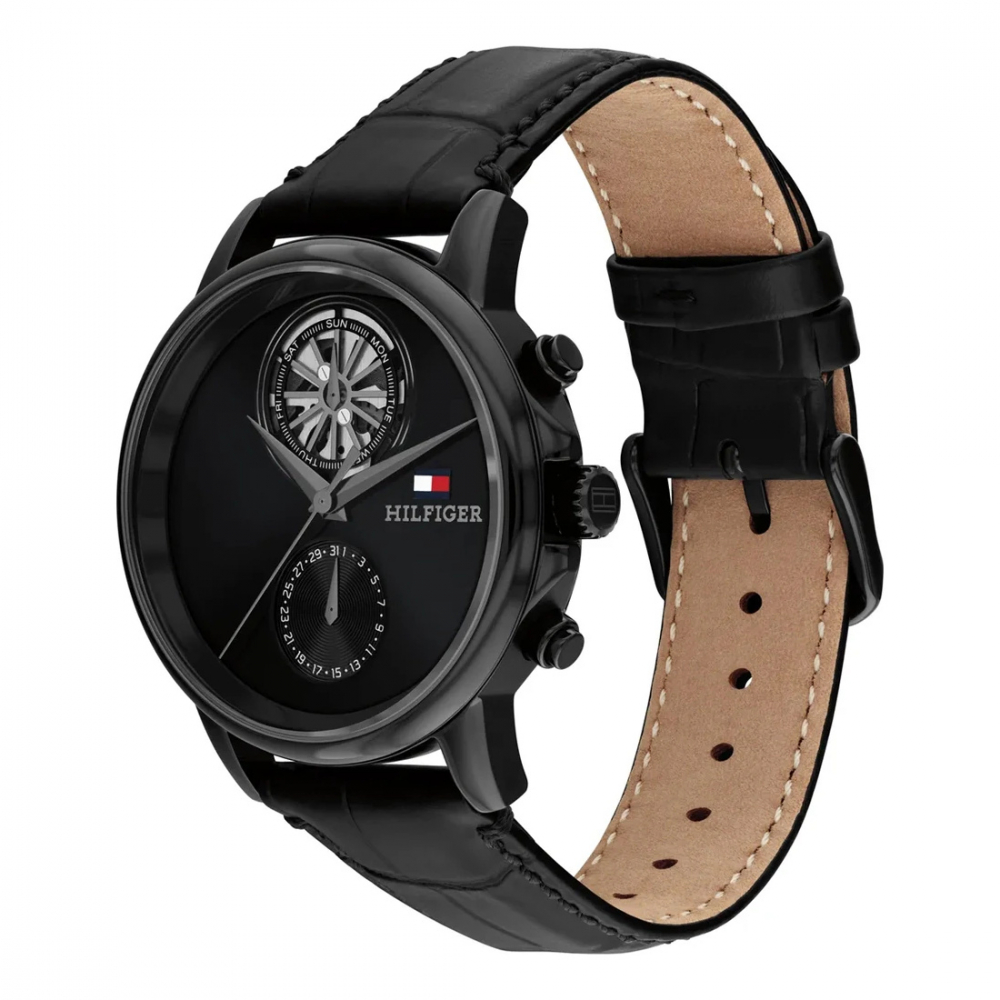 Tommy Hilfiger Herren Armbanduhr 1710748 Multifunktion Day-Date