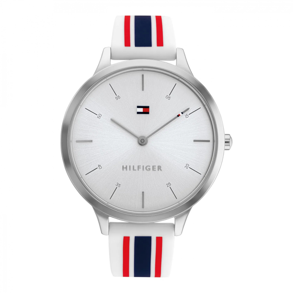 Tommy Hilfiger Damen Armbanduhr 1782498 Silikonband, 40mm