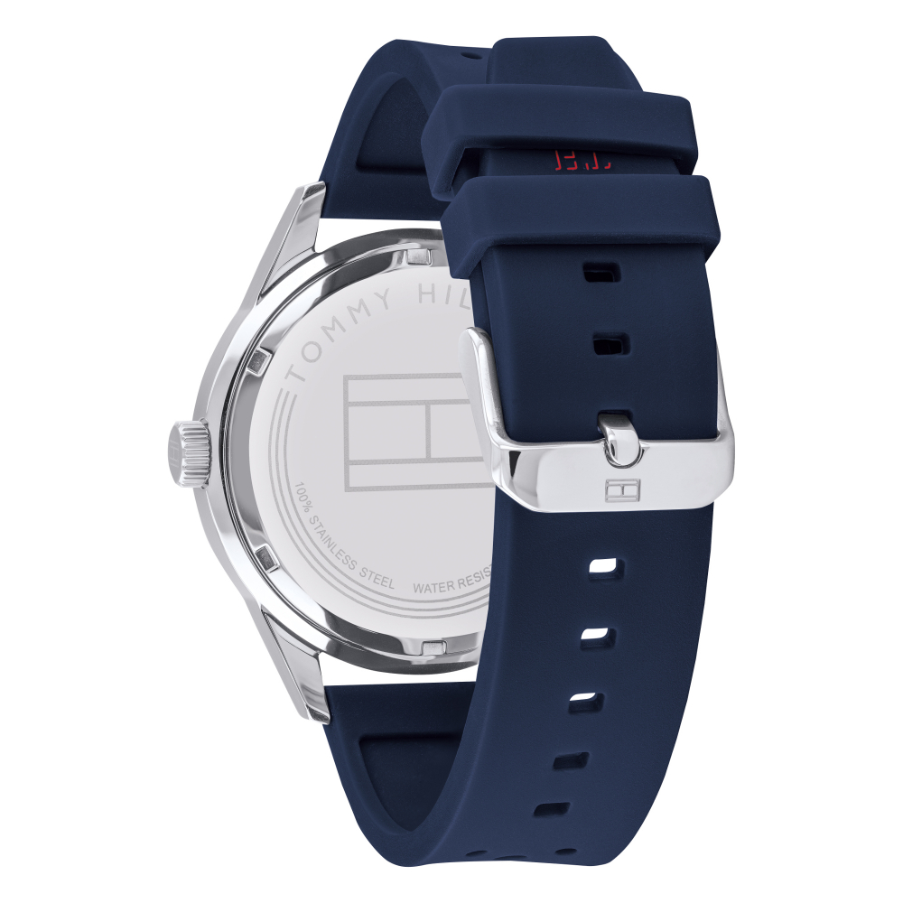 Tommy Hilfiger Herren Armbanduhr 1791635 Multifunktion Silikonband