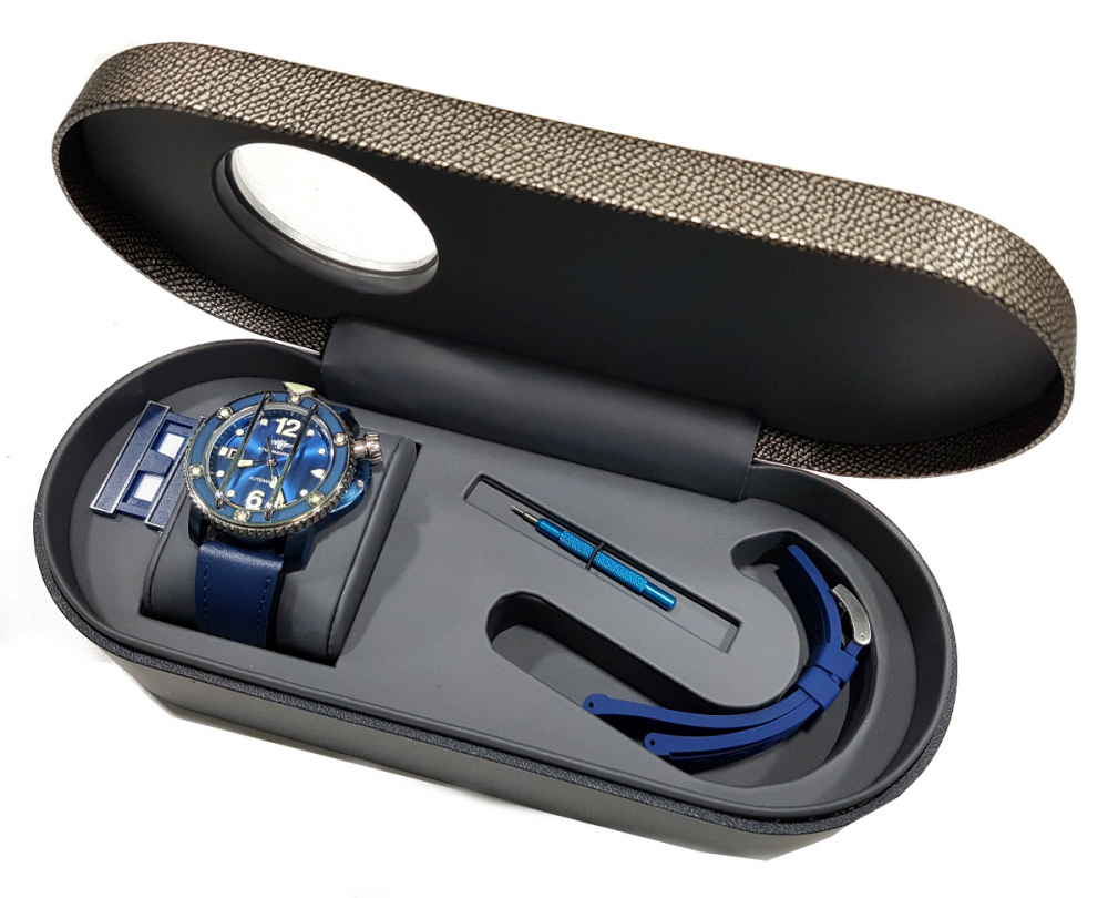 NH35A-​1822944 Sturmanskie Ocean Stingray S Herren Armbanduhr Automatik 30 ATM blau