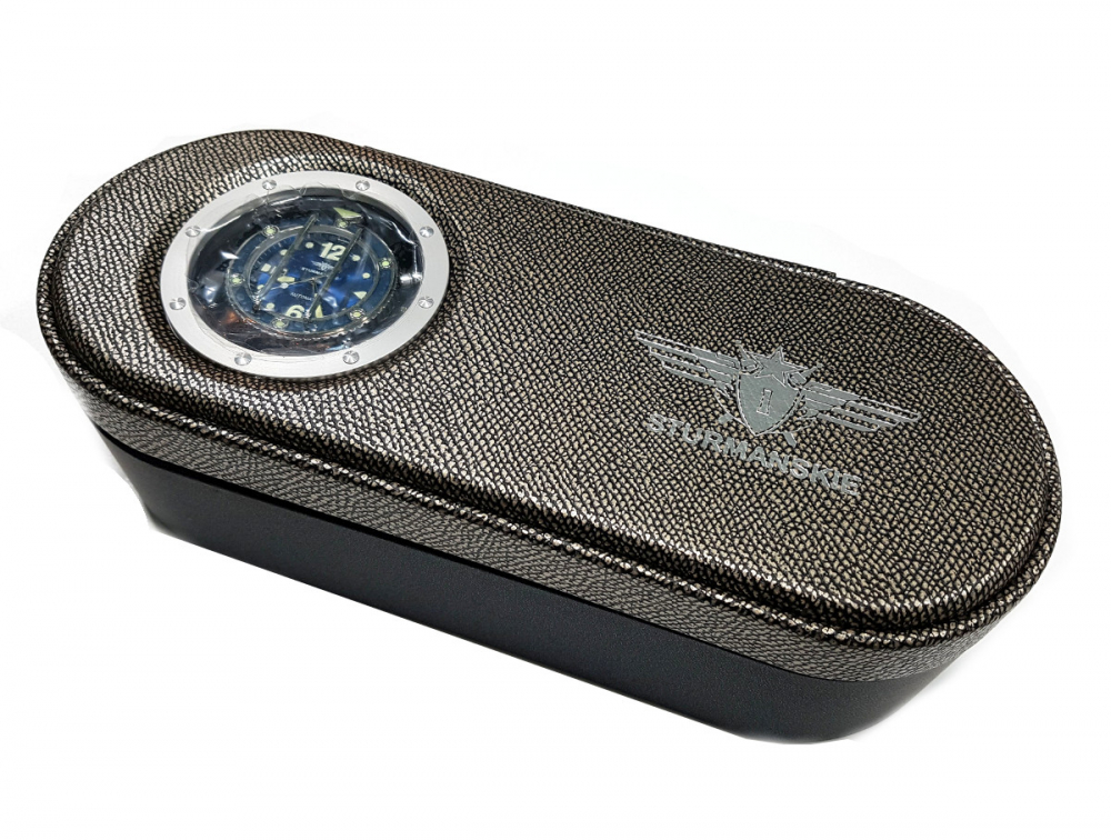 NH35A-​1822944 Sturmanskie Ocean Stingray S Herren Armbanduhr Automatik 30 ATM blau
