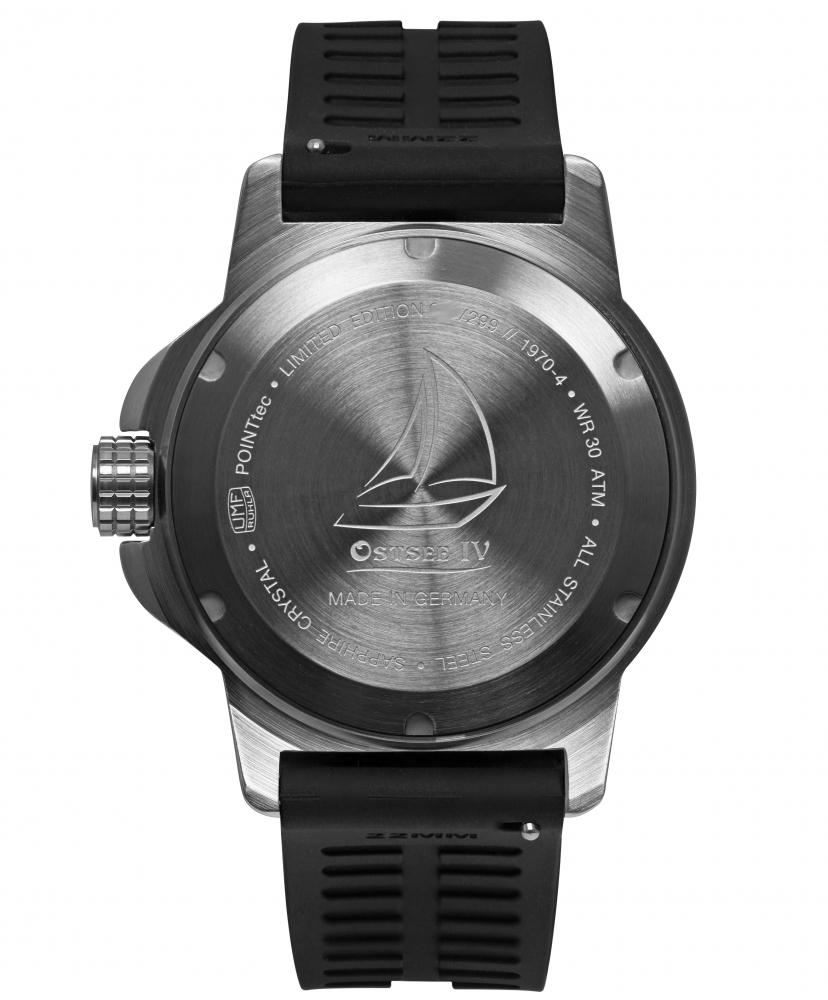 UMF Ruhla 1970-4 Ostsee III Automatik, Armbanduhr, Saphirglas, 30ATM, rose, 43mm