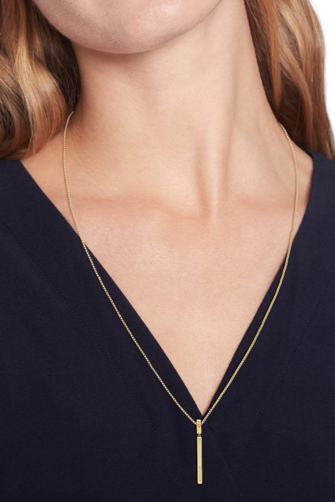 TOMMY HILFIGER Damen Kette 2780951 Edelstahl Goldfarben 66 + 5cm