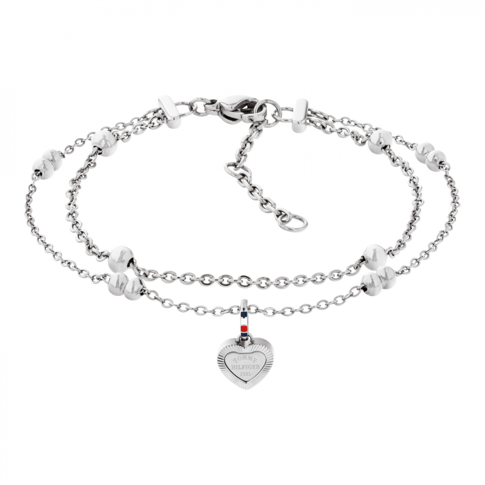 TOMMY HILFIGER 2781011 Damen Armband Edelstahl mit Verlängerungskettchen