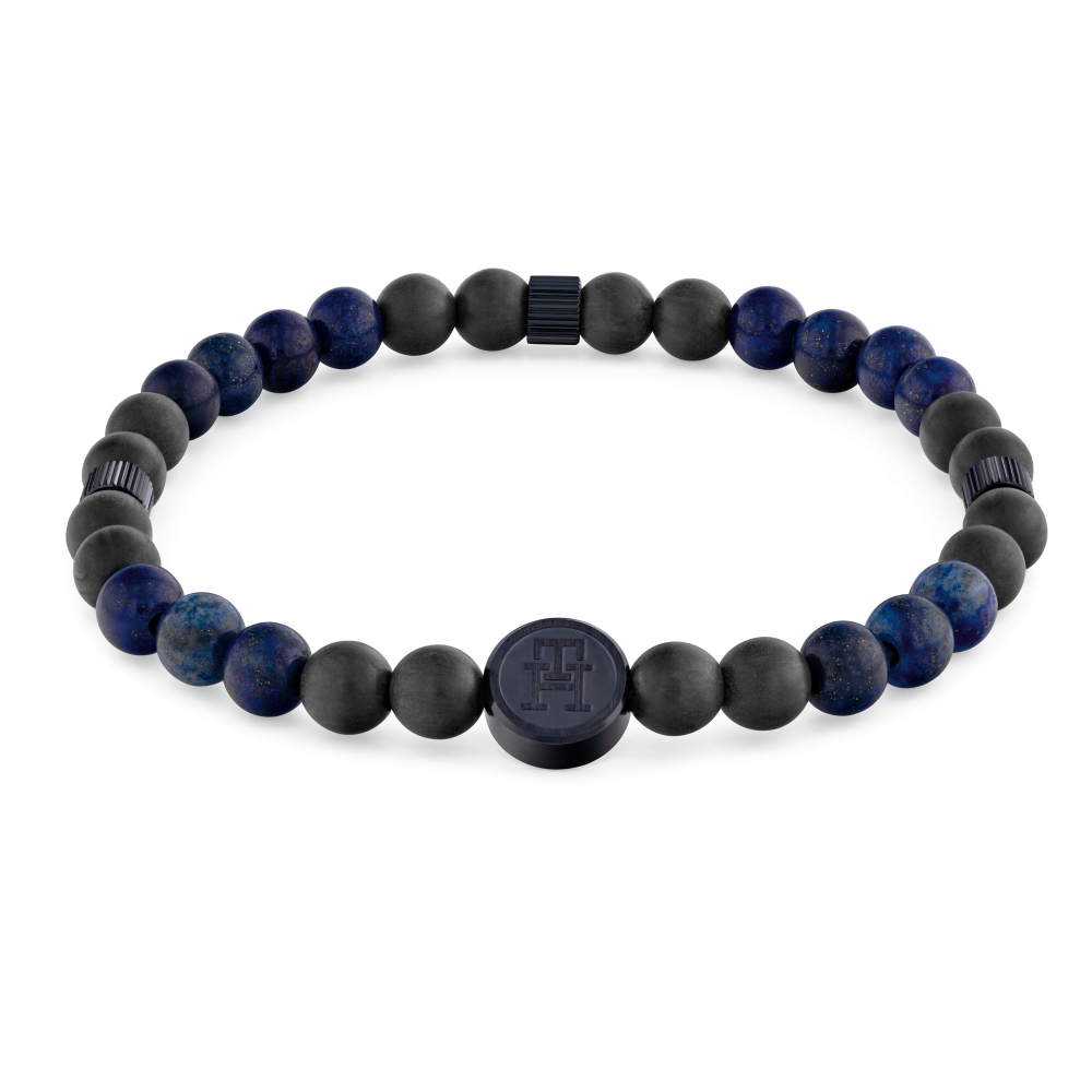 TOMMY HILFIGER 2790626 Armband, Farbstein, Carbon, Gummiband