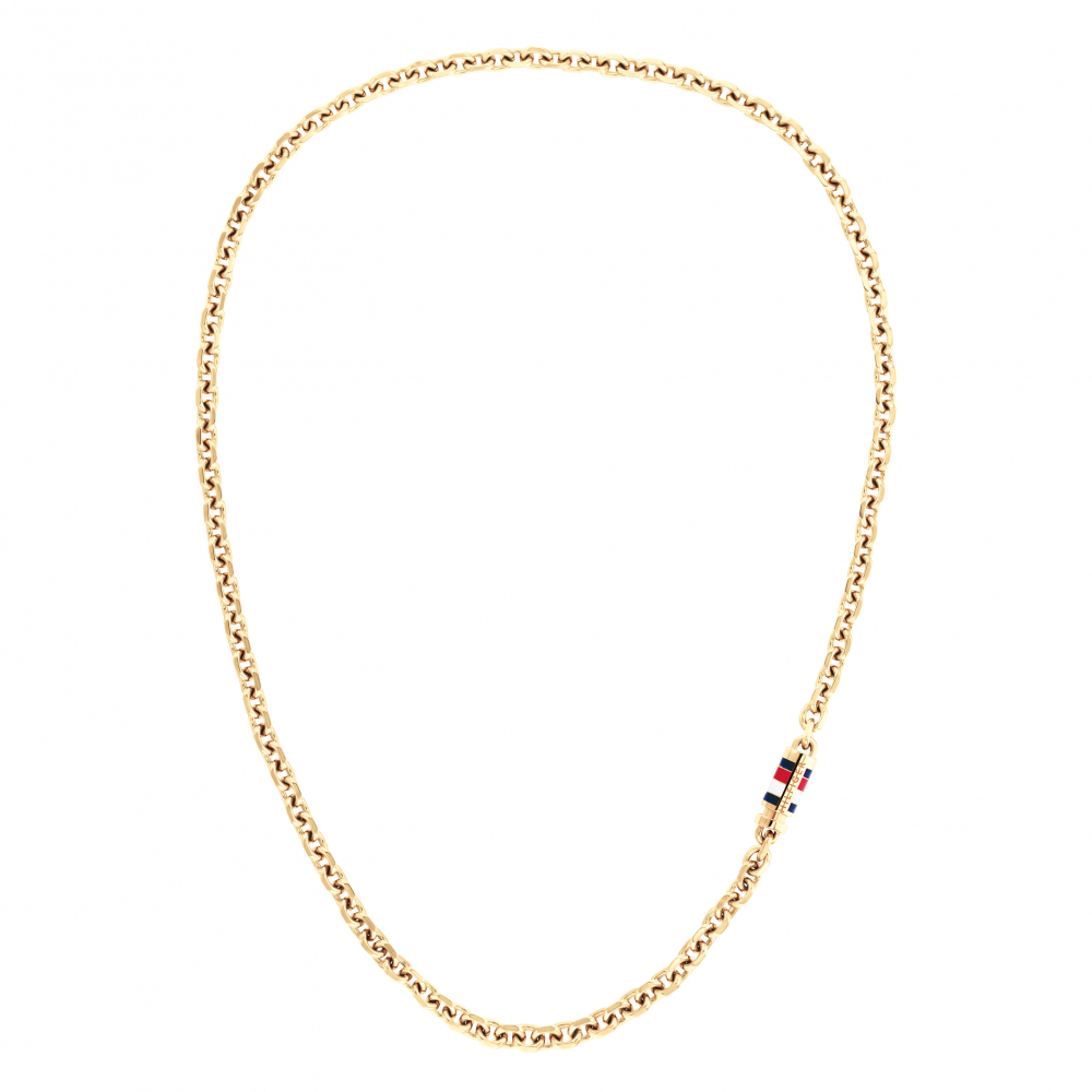 TOMMY HILFIGER 2790651 Herren Kette Edelstahl Goldfarben 56cm