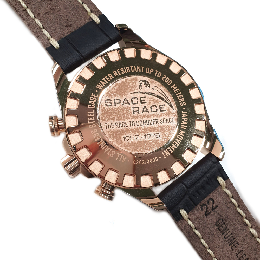 Vostok Europe Space Race Chronograph 6S21-​325B668, 47mm, rosé