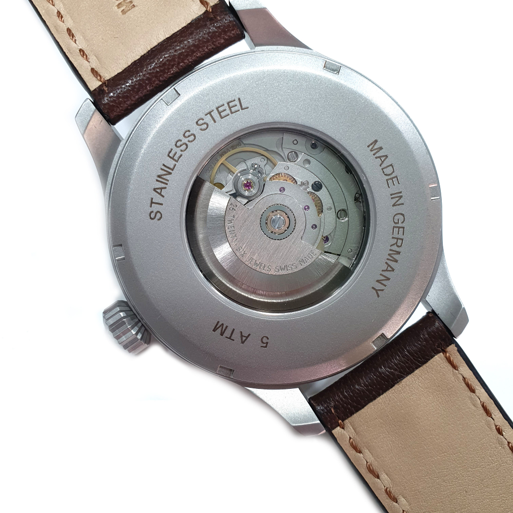 ARISTO Herren Armbanduhr 3H158 Blaue 47 Pilot Fliegeruhr Automatik