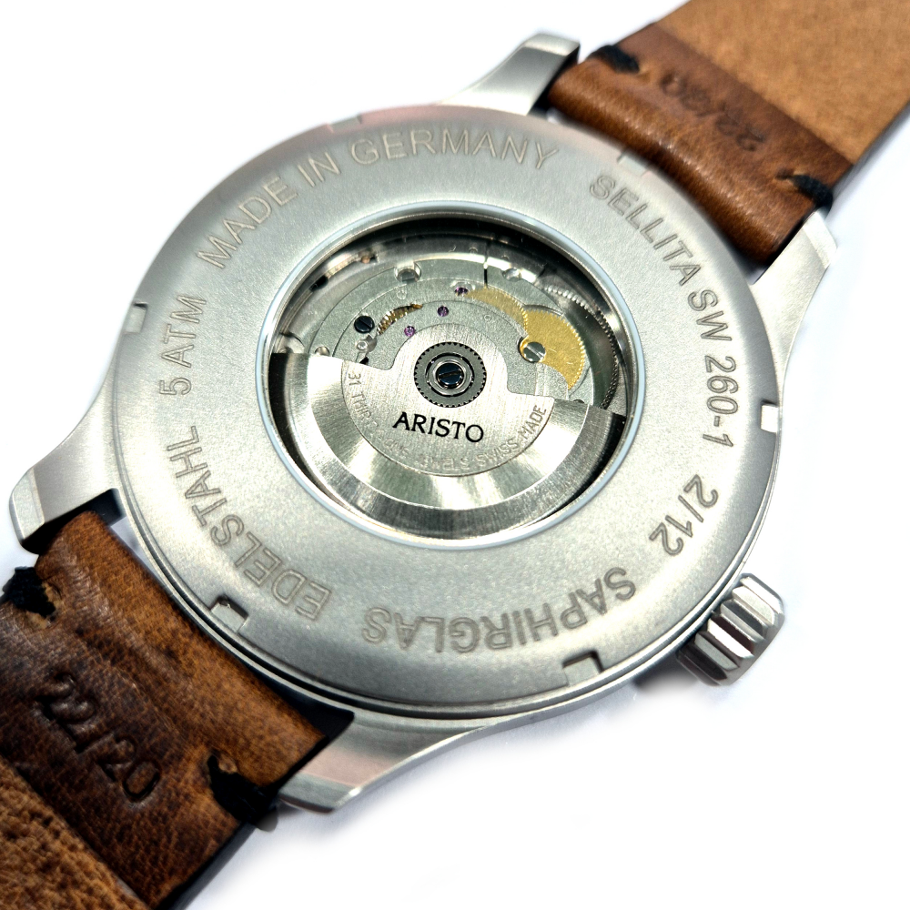 ARISTO Herren Armbanduhr 3H260-VIN Pilotenuhr, limitiert auf 12 Stück